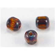 Cathedral Dark Topaz Transparent 6mm ea