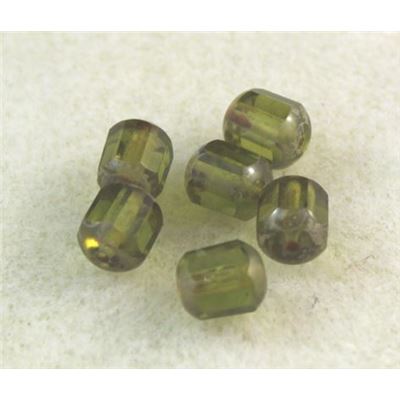 Cathedral Olive Transparent 8mm ea