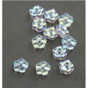 Flat Flower Clear AB 5mm ea