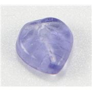 Leaf Heart Tanzanite Transparent 9mm ea