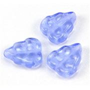 Leaf Sapphire Transparent 8x10mm ea