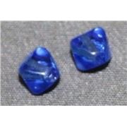 Bicone Sapphire Transparent 6mm ea