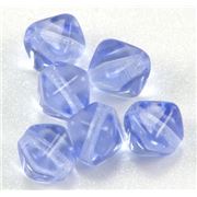 Bicone Medium Sapphire Transparent 6mm ea