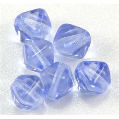 Bicone Medium Sapphire Transparent 6mm ea