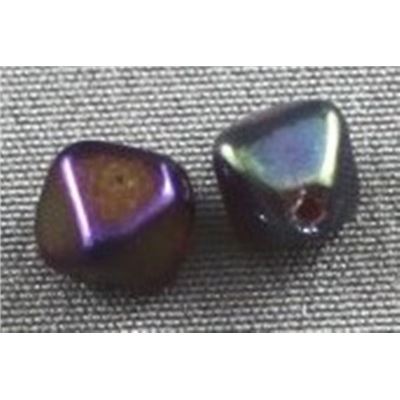 Bicone Purple Iris Transparent 6mm ea