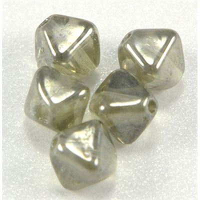 Bicone Black Diamond Luster 6mm ea