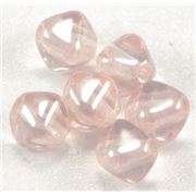 Bicone Rose Luster 6mm ea
