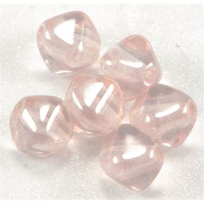 Bicone Rose Luster 6mm ea