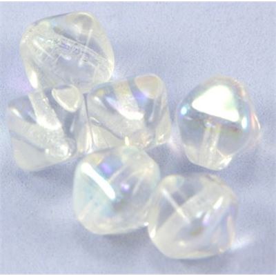 Bicone Crystal AB 6mm ea