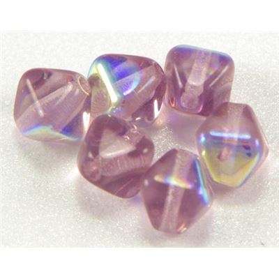 Bicone Light Amethyst AB 6mm ea