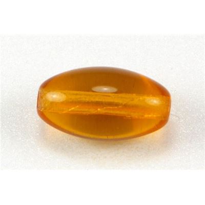 Small Round Glass Oval Topaz Transparent  ea