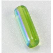 Glass Tube Olive AB 4x14mm ea