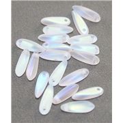 Mini Dagger Crystal Frost AB 3x11mm ea
