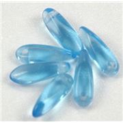 Mini Dagger Aqua Transparent 3x11mm ea