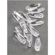 Mini Dagger Crystal Transparent 3x11mm ea