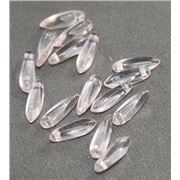 Mini Dagger Light Pink Transparent 3x11mm ea