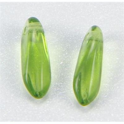 Mini Dagger Olivine Transparent 3x11mm ea