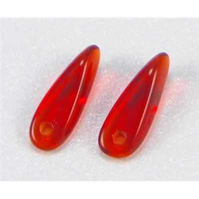 Mini Dagger Siam Transparent 3x11mm ea