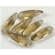 Mini Dagger Smokey Topaz Transparent 3x11mm ea