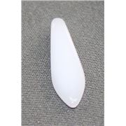Dagger White Opaque 16x5mm ea