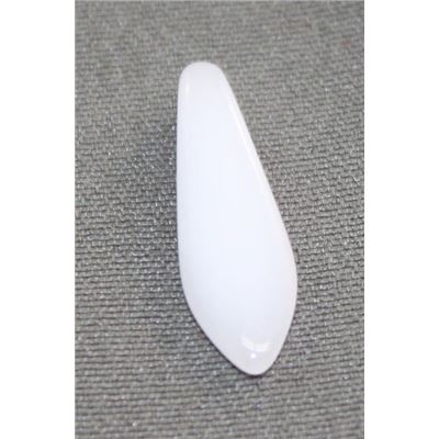 Dagger White Opaque 16x5mm ea