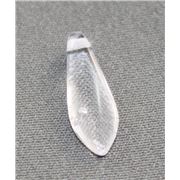Dagger Crystal Transparent 16x5mm ea