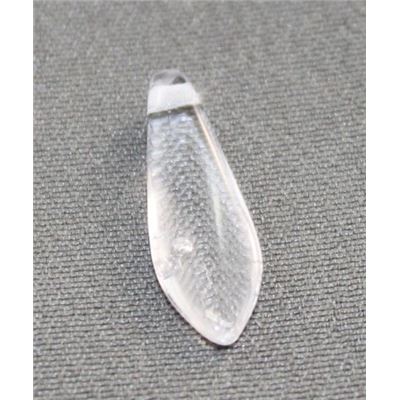 Dagger Crystal Transparent 16x5mm ea