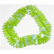 Mini Dagger Frosted Peridot AB 3x11mm ea