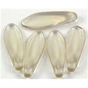 Dagger Light Smokey Topaz Transparent 16x5mm ea