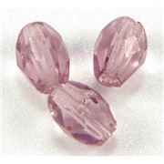 Firepolished Ovals Light Amethyst Transparent 8x6mm ea