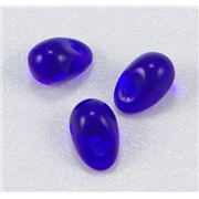 Czech Glass Drop Royal Transparent 4x6mm ea