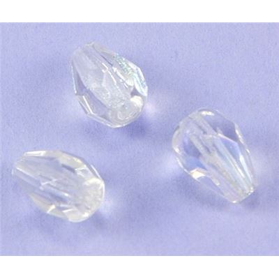 Apollo Drops Crystal AB 7x5mm ea