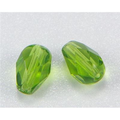 Apollo Drops Olivine Transparent 7x5mm ea