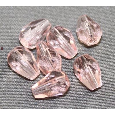 Apollo Drops Pink Transparent 7x5mm ea