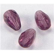 Apollo Drops Amethyst Transparent 10x7mm ea