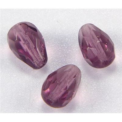 Apollo Drops Amethyst Transparent 10x7mm ea