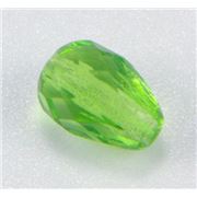 Apollo Drops Peridot Transparent 10x7mm ea