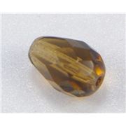 Apollo Drops Smokey Topaz Transparent 10x7mm ea