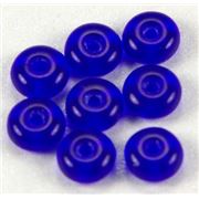 Czech Glass Disc Royal Opaque 4mm ea