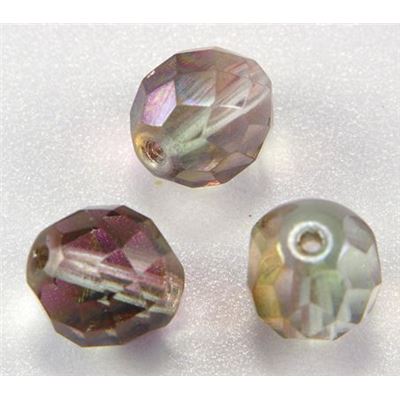 Firepolished Crystal Pink/Crystal Luster 10mm ea