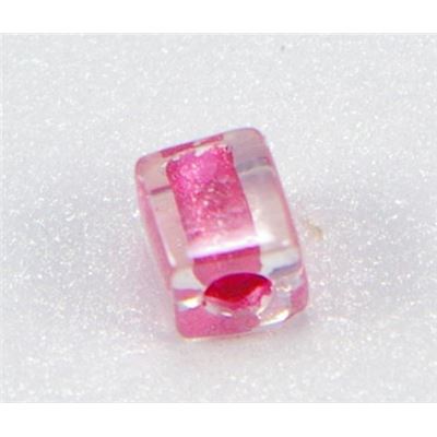 Miyuki Cube Metallic Pink Transparent 4mm Tube 20 gm