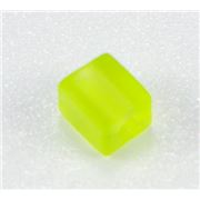 Miyuki Cube Lime Frost 4mm Tube 20gm