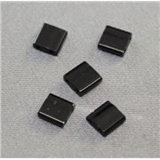 Tila Beads Black Opaque 5mm - Approx 8g Tube