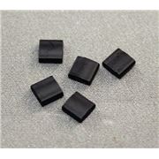 Tila Beads Black Matte 5mm - Approx 8g Tube