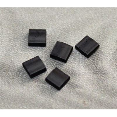 Tila Beads Black Matte 5mm - Approx 8g Tube