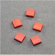 Tila Beads Burnt Sienna Opaque 5mm  -Approx 8g Tube