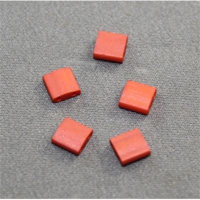 Tila Beads Burnt Sienna Opaque 5mm  -Approx 8g Tube